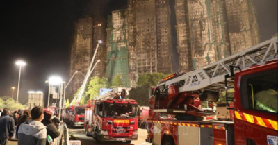 Trung Quốc siết chặt kiểm tra nhà cao tầng sau vụ cháy nghiêm trọng ở Hong Kong
