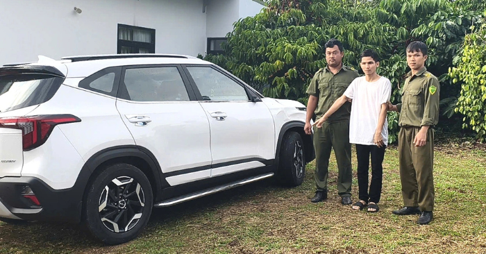 Trộm ô tô ở Lâm Đồng, nghi phạm bị bắt khi trở lại giấu xe