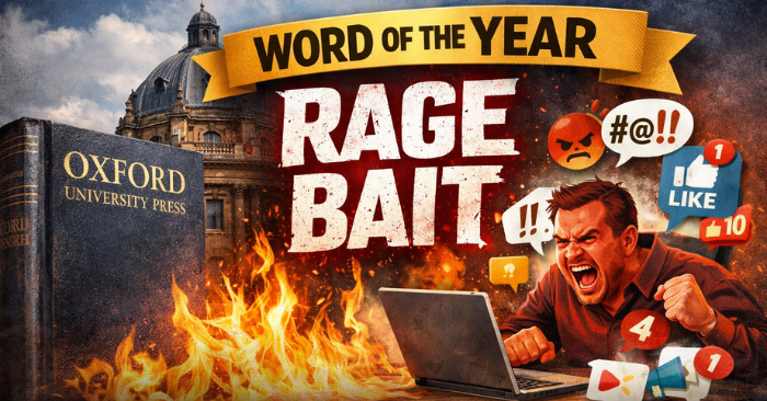 “Rage bait” được Oxford University Press bình chọn là từ của năm 2025