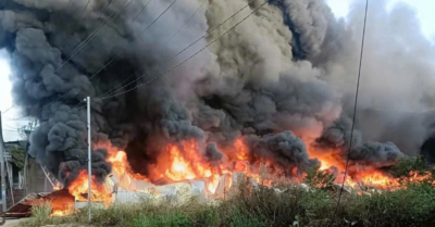 Cháy lớn tại Công ty TNHH I.T ở TP.HCM hơn 1.000m² nhà xưởng bị thiêu rụi