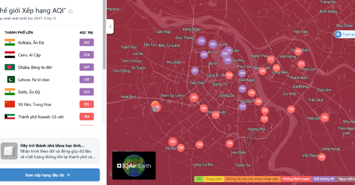 Ô nhiễm không khí tại Hà Nội