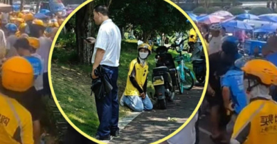 Ca khúc “Những người khốn khổ” vang lên giữa Thượng Hải, shipper Meituan xuống đường đòi lương