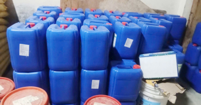 Cà Mau thu giữ hơn 11 tấn hóa chất công nghiệp chưa rõ nguồn gốc