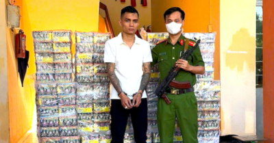 Bắt tài xế chở 300kg pháo lậu từ biên giới về Gia Lai tiêu thụ