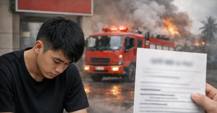 Ảnh minh hoạ thanh niên báo cháy giả