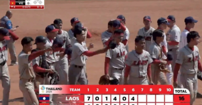 Tuyển bóng chày Việt Nam thua sốc Lào với tỷ số 0-16
