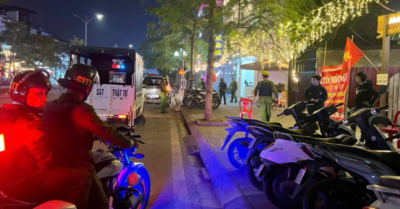 Nam thanh niên tông xe vào CSGT tại chốt kiểm tra nồng độ cồn