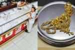 Người giúp việc giấu dây chuyền vàng của chủ trong bồn nước xả