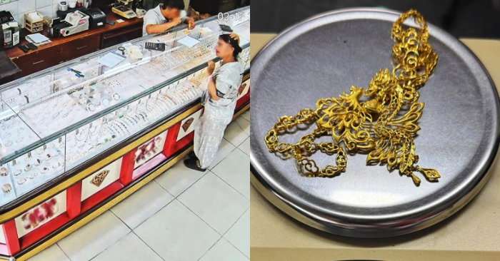 Người giúp việc giấu dây chuyền vàng của chủ trong bồn nước xả