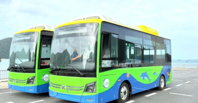 Côn Đảo đưa vào vận hành tuyến buýt điện đầu tiên kết nối sân bay
