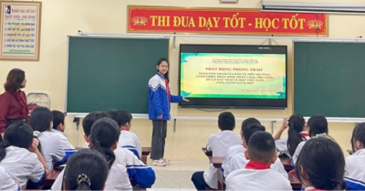 Bảo vệ môi trường, phòng chống biến đổi khí hậu được đẩy mạnh trong trường học