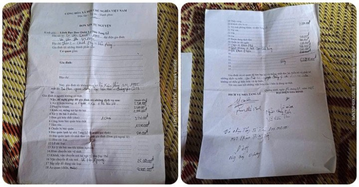 Chở thi thể thu 100 triệu gây xôn xao dư luận