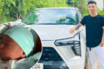 Chồng đỡ đẻ trên ô tô giữa đêm nhờ cảnh sát hỗ trợ