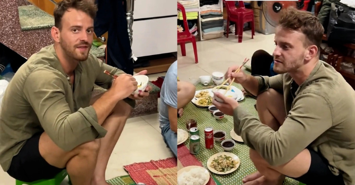 Anh Tây khen cơm nhà Việt Nam gây sốt mạng xã hội