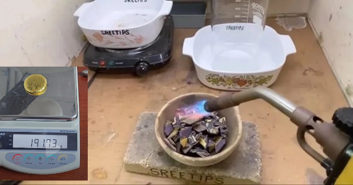 Tinh luyện vàng từ rác công nghệ: Một người Trung Quốc thu về hơn 5 cây vàng