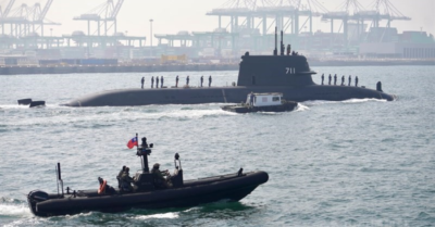 Đài Loan thử nghiệm lặn biển tàu ngầm nội địa đầu tiên, củng cố năng lực phòng thủ