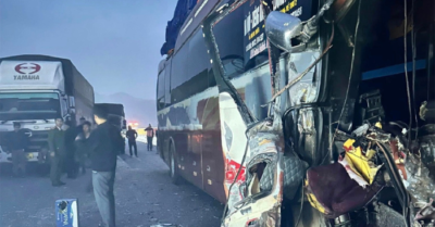 Tông xe liên hoàn trên cao tốc khiến một người chết