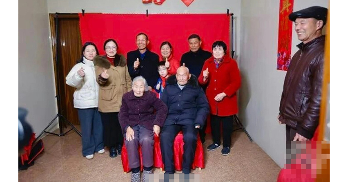 Vợ chồng cùng thọ 102 tuổi nhờ lối sống an nhiên