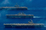 Hai tàu sân bay áp sát Trung Đông: Mỹ phô trương sức mạnh