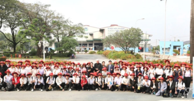 Gần 100 tân thủ khoa tham quan công nghệ xử lý chất thải hiện đại tại Đa Phước