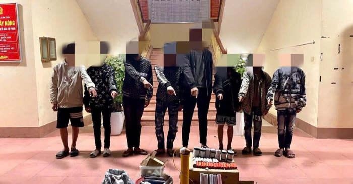 Nguyên vừa phát hiện, xử lý nhiều nhóm học sinh tự chế, đốt pháo nổ trái phép, thu giữ lượng lớn pháo và nguyên liệu nguy hiểm