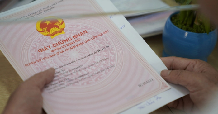 Đăng ký thế chấp đất chỉ qua dữ liệu