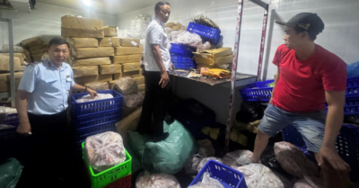 Lực lượng chức năng TP.HCM thu giữ lô thực phẩm đông lạnh không rõ nguồn gốc