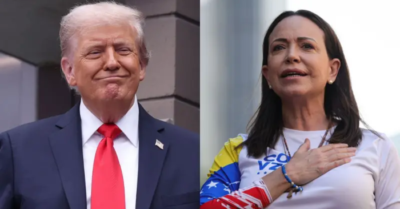 Lãnh đạo đối lập Venezuela Machado nói đã trao huy chương Nobel cho Trump