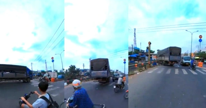 “đi theo định vị” chạy ngược chiều, Tài xế xe tải bị CSGT TP.HCM phạt 19 triệu đồng