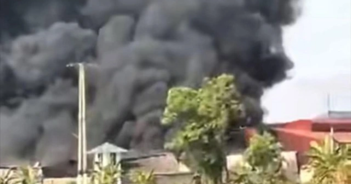 Cháy lớn tại xưởng dạy nghề Trại giam Quảng Ninh, 500 m² nhà xưởng bị thiêu rụi