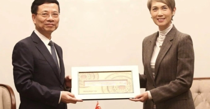 Việt Nam đề nghị Singapore ủng hộ hệ sinh thái 5G