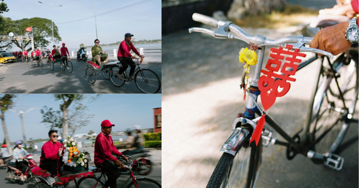 Độc lạ rước dâu bằng xe lôi miền Tây gây sốt mạng khiến ai cũng muốn xem ngay