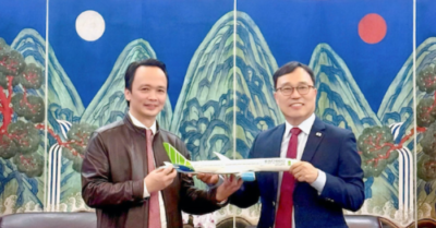 Ông Trịnh Văn Quyết tái xuất trong buổi làm việc với Đại sứ quán Hàn Quốc