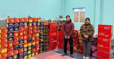 Triệt phá kho hàng hơn 6 tấn pháo nổ Trung Quốc tại Hà Nội