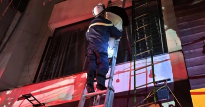 Cháy quán massage ở Hà Nội, cảnh sát kịp thời giải cứu người mắc kẹt