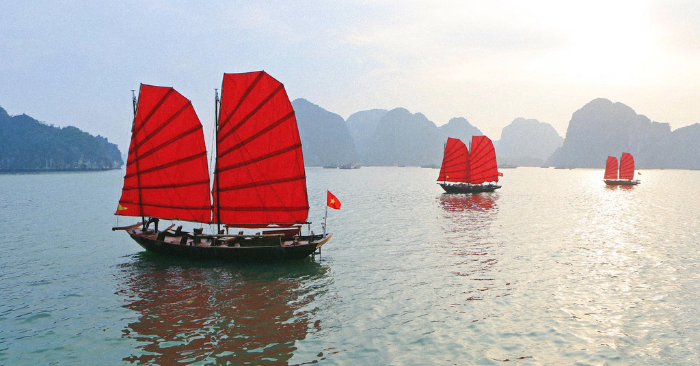 Vì sao dịch vụ thuyền buồm đỏ vịnh Hạ Long dừng chạy?