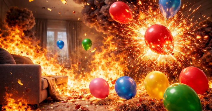 Nổ bóng bay dịp Tết: Mối nguy tiềm ẩn cần cảnh giác