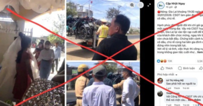 Xác định người tung clip xuyên tạc “CSGT vào tận đám cưới bắt xe vi phạm”