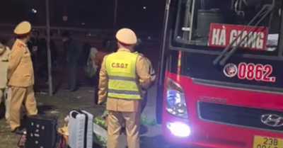 Xe khách nhồi nhét 72 người trên tuyến Hà Giang – Hải Phòng, bị phạt gần 200 triệu đồng