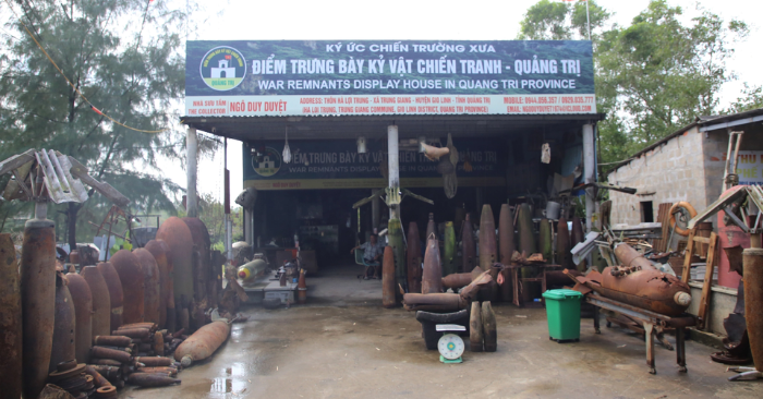 Người đàn ông sưu tập hơn 2.000 kỷ vật chiến tranh ở Quảng Trị