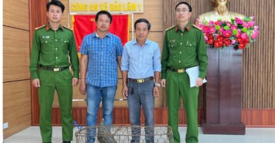 Một cá thể tê tê Java được người dân Lâm Đồng phát hiện và cứu hộ