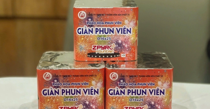 Quyền sản xuất pháo hoa nổ được mở rộng cho Bộ Công an