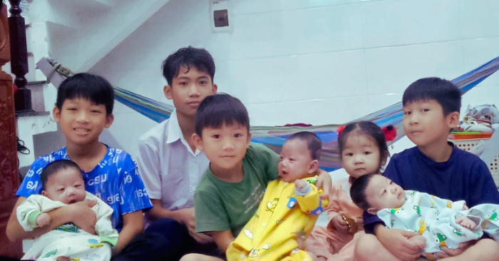 Mẹ sinh 8 con và cuộc sống bộn bề tại Quảng Bình