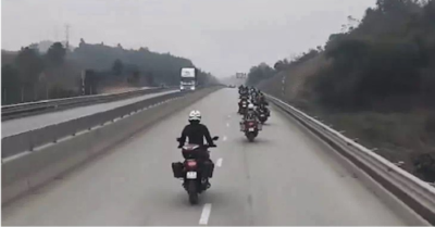 Hành trình vi phạm của đoàn mô tô phân khối lớn do người nước ngoài điều khiển