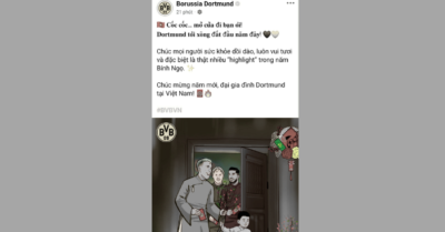 Bóng đá châu Âu và làn sóng chúc mừng năm mới Bính Ngọ tại Việt Nam