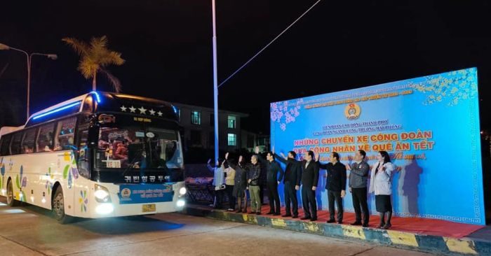 Hải Phòng hỗ trợ vé xe Tết cho hàng chục nghìn công nhân
