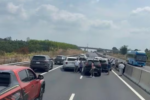 Va chạm cao tốc Phan Thiết – Dầu Giây gây ùn tắc giao thông nghiêm trọng