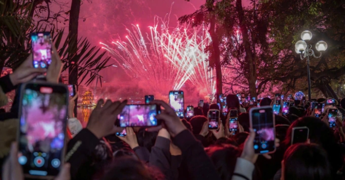 Hà Nội bắn pháo hoa 33 điểm dịp Tết Nguyên đán