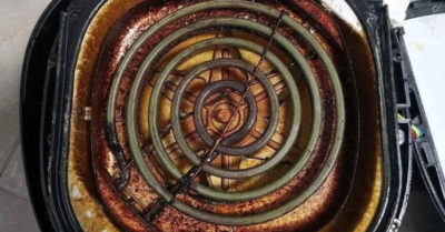 Hiểm họa khôn lường khi bỏ quên vệ sinh mâm nhiệt nồi chiên không dầu