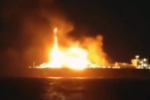 Tàu chở khí hóa lỏng của Nga bốc cháy trên biển Địa Trung Hải